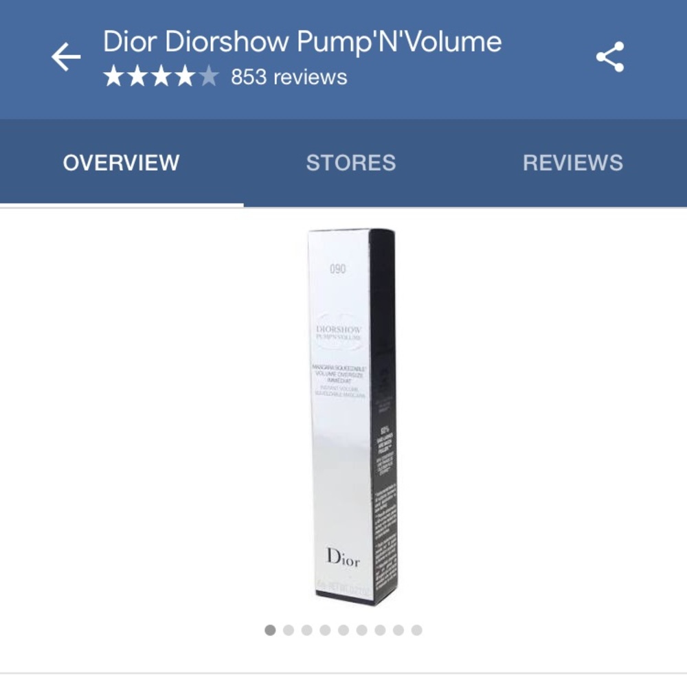 Dior Mascara Squeezable